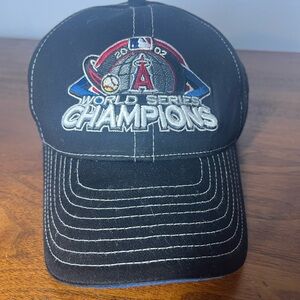 New Era Black World Series Champions Hat